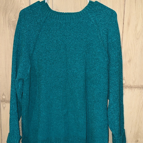 Zenana Outfitters Turquoise Knit Top - Picture 2 of 5